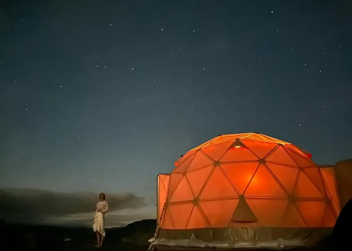 Handeland I Arctic Dome Роскошный шатер Sauda